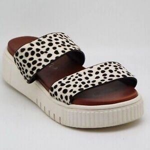 Altar'd State Footwear Animal Print Leather Platform  Sandals sz 8.5